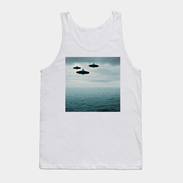 UFO Fleet Tank Top by Brian Free Artwork